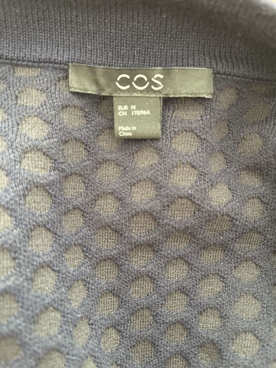 Cos Giacche: COS Strickjacke, Grösse M, Dunkelblau – Usato da Olten venduto da reja1965 4