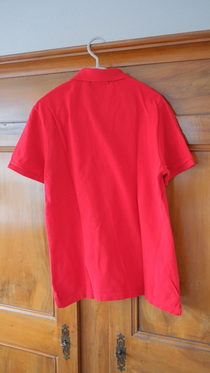 Lacoste Magliette Polo: Lacoste Poloshirt Rot in Grösse L – Usato da Wolfwil venduto da Poulet60 3