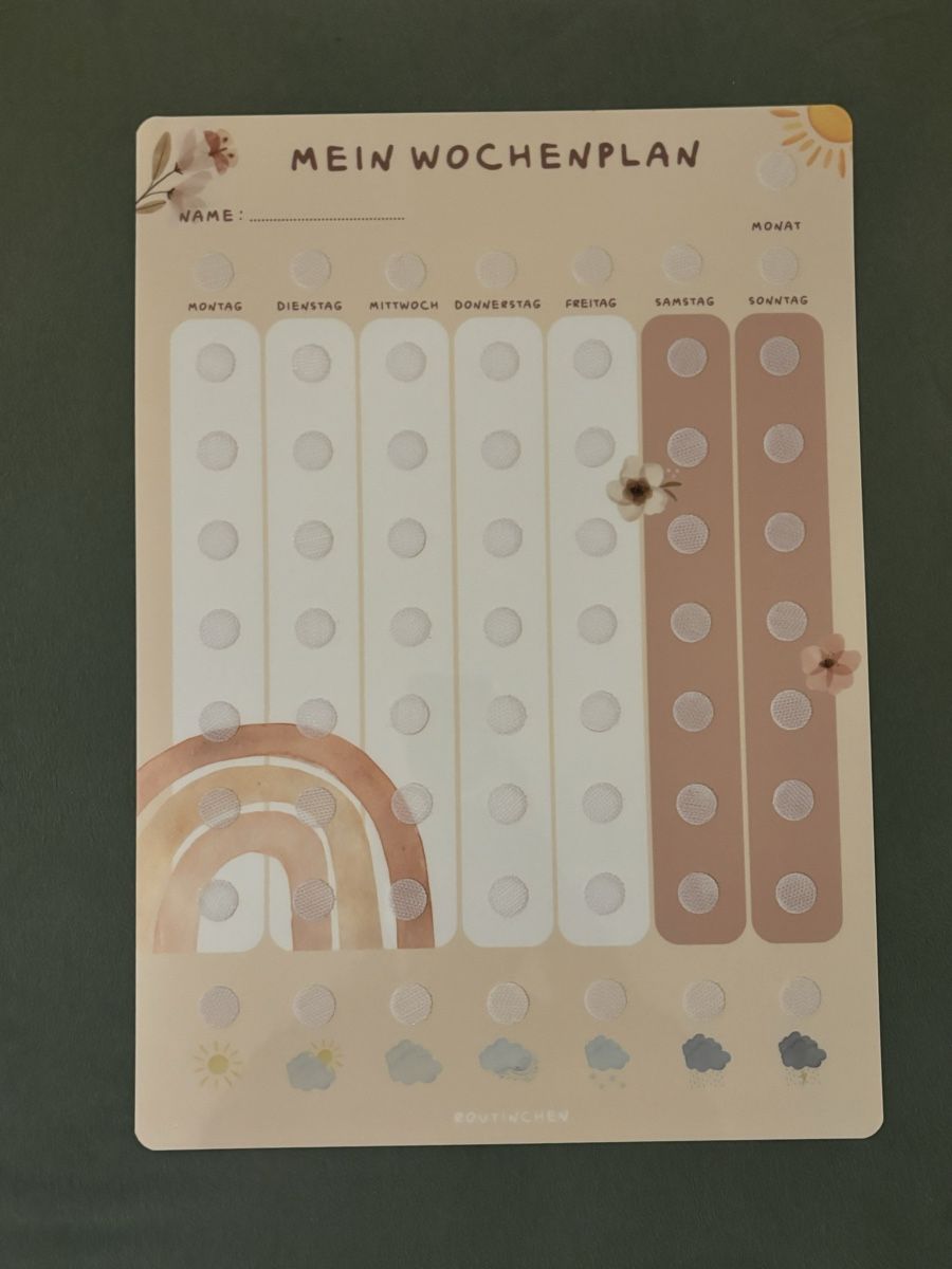 Lavagne: Wochenplaner A3, inkl. 525 Symbole – Usato da Prêles venduto da 21rena 4