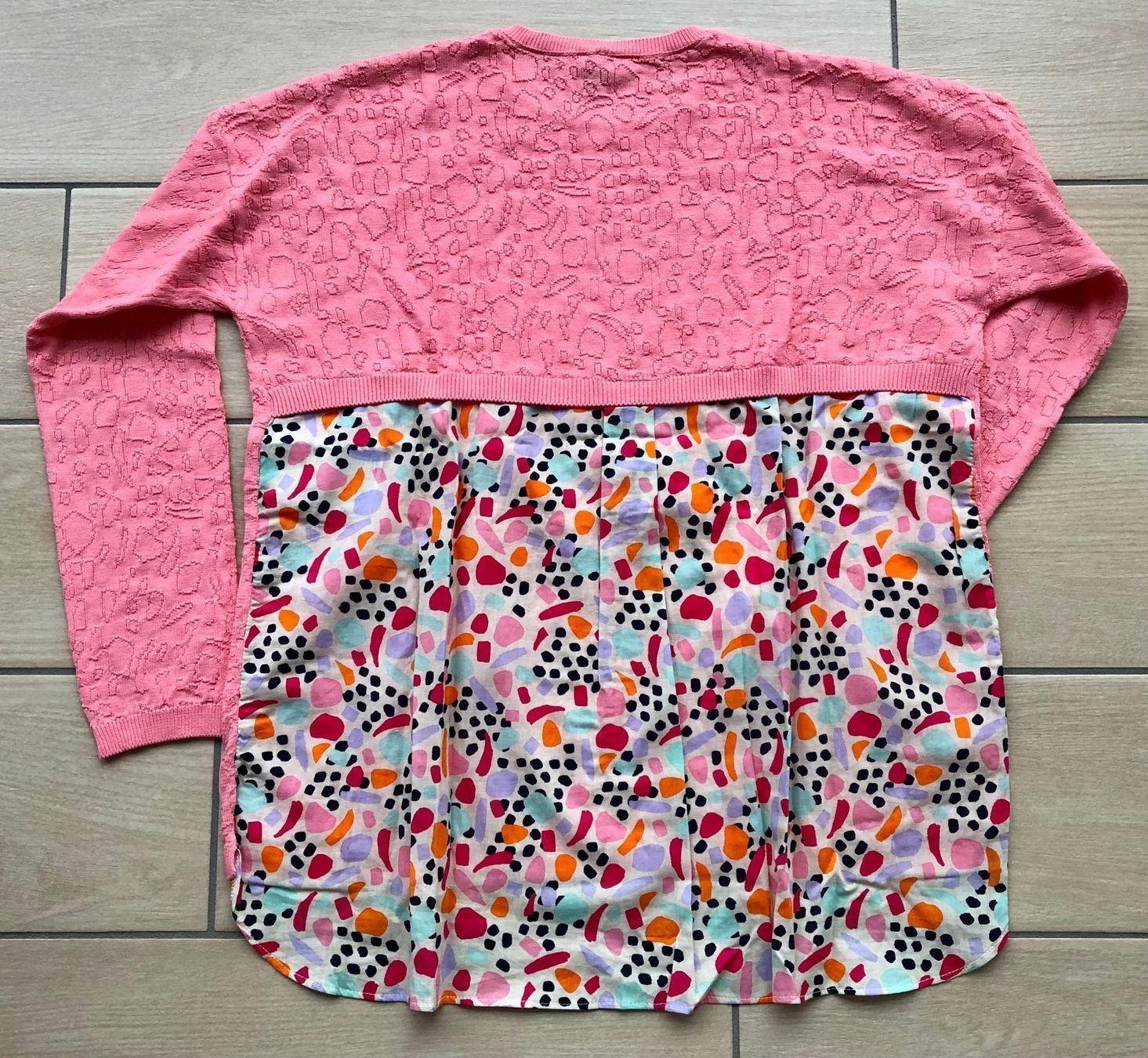 Benetton Maglioni & Felpe: Pull Benetton rose bi-matière 140/146 – Nuovo (secondo la descrizione) da Moutier venduto da chicboutique 1