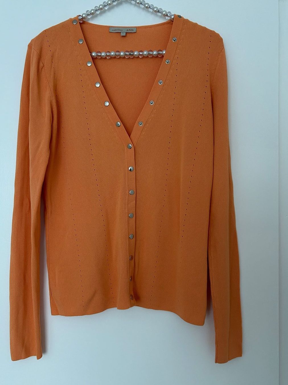 Giacche: Collection Anis Strickjacke, Gr.38, Orange, stretch – Usato da Horn venduto da Resvi