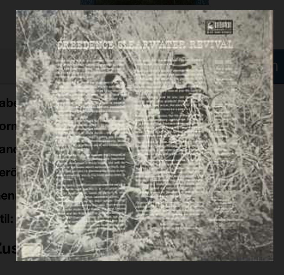 Schallplatten: Creedence Clearwater Revival – Gebraucht aus Aadorf von Assyrian-Bazar 1