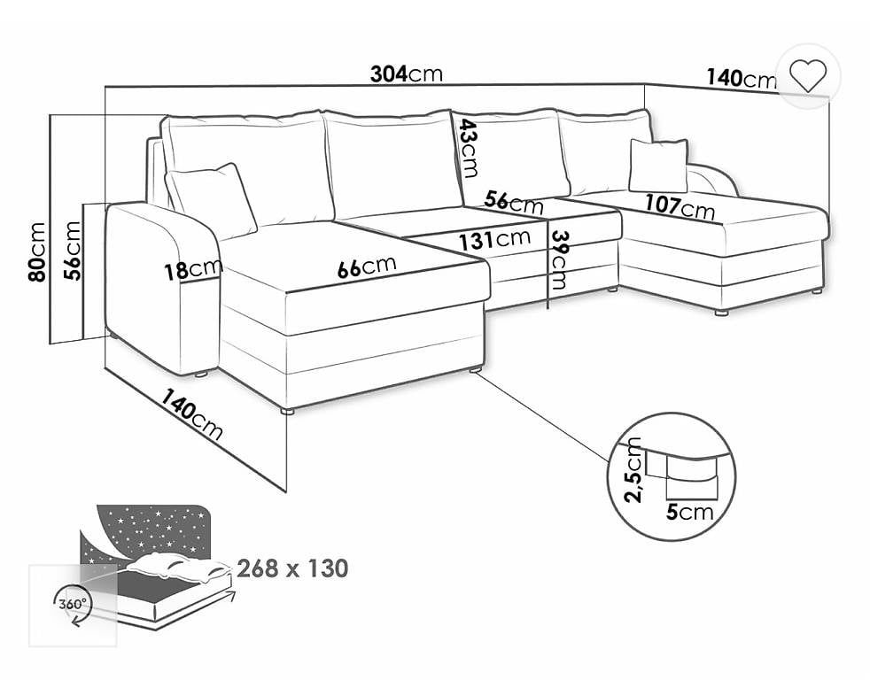 Sofas: Ecksofa neuwertig – Neuf (Voir description) à Oftringen par lir_79bh 3