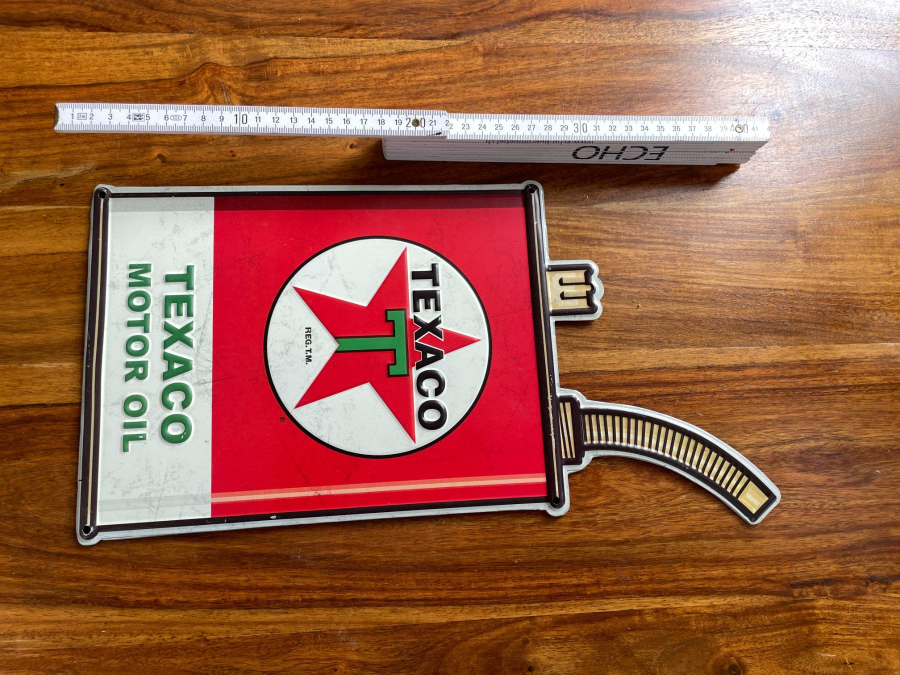 Texaco Insegne: TEXACO Motor Oil Autos blechschild – Nuovo (secondo la descrizione) da Wohlen AG venduto da Erelpowerline