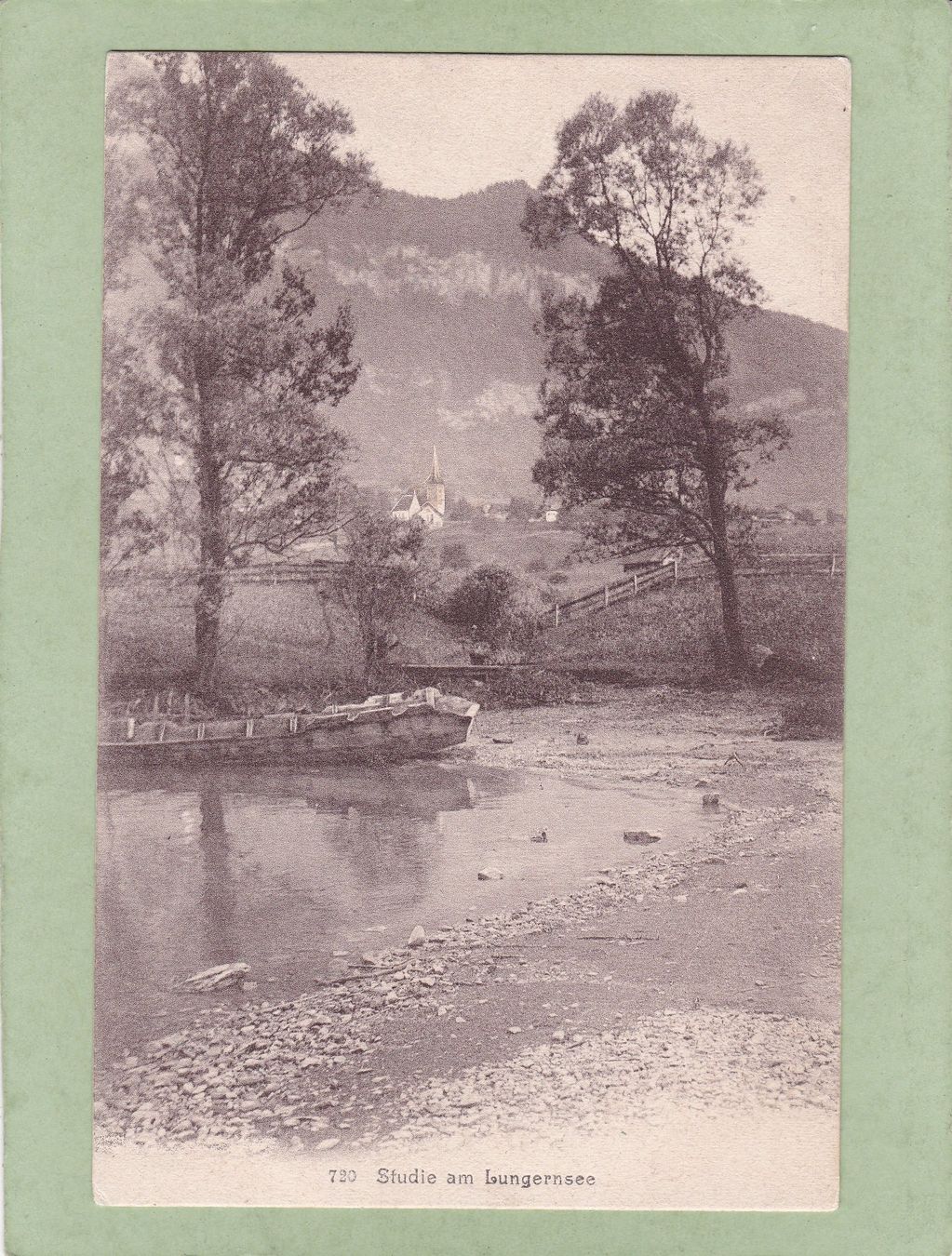 Cartes postales: Studie am Lungernsee 1907 – D'occasion à Herisau par Lisegrat2008