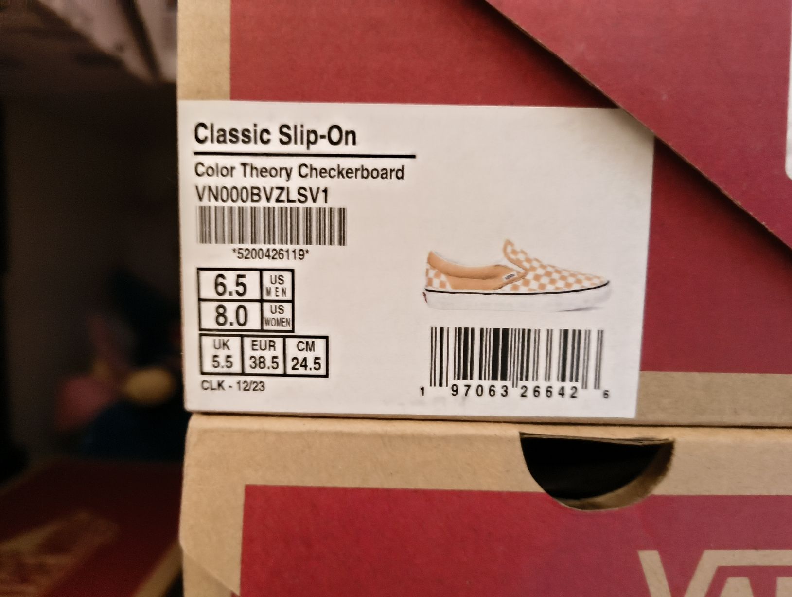 Vans Scarpe da uomo: Vans Slip-On, Gr. 38.5 – Nuovo e nell'imballaggio originale da Uitikon Waldegg venduto da PJLS1 4