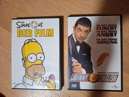 2 DVDs Simpsons und Johnny Englisch Bean Atkinson