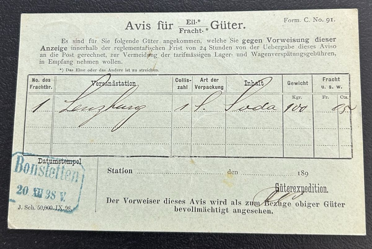 Alle Briefmarken: Avis Karte Stallikon  – Gebraucht aus Horw von Tellbub 1