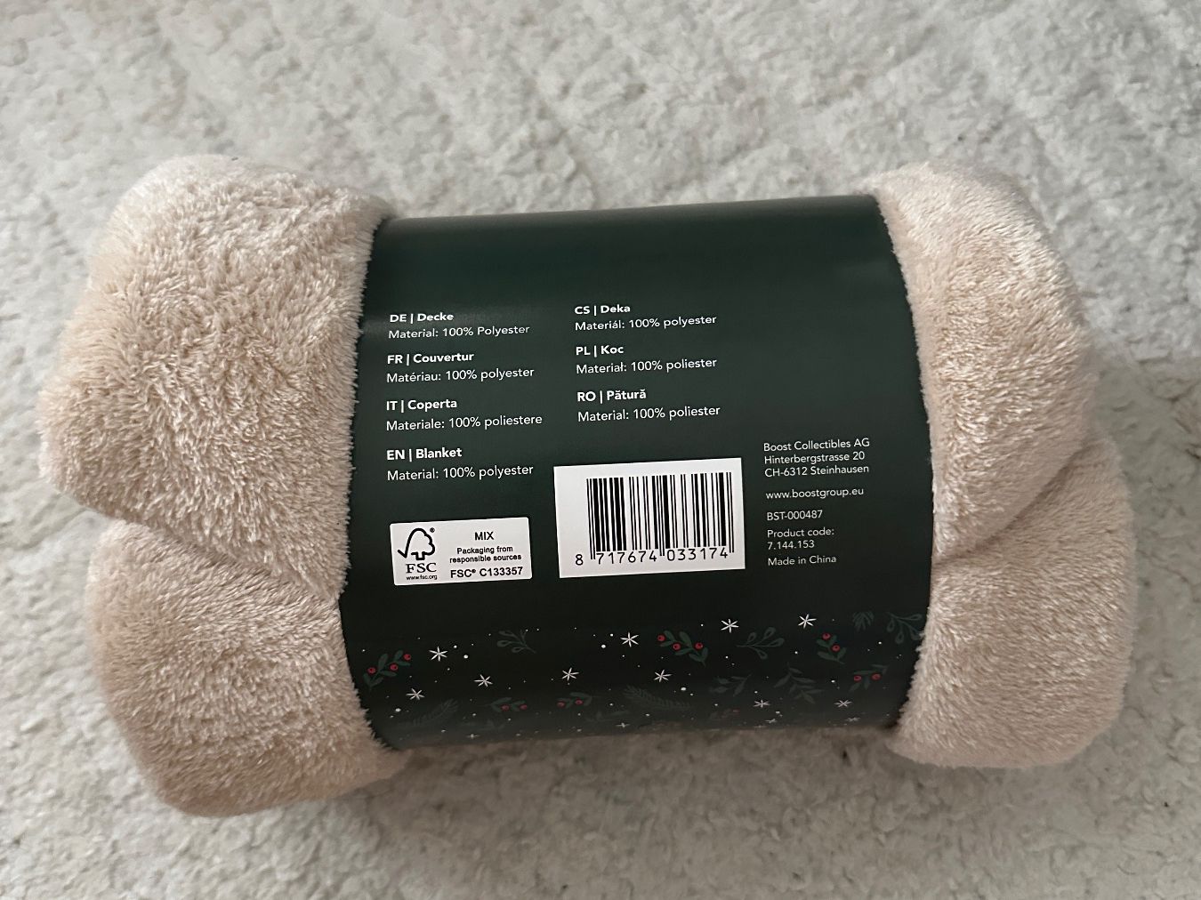 Coop Decken: Kuschel Decke 130x170cm beige ovp – Neu und originalverpackt aus Egg b. Zürich von polyana.sb 1