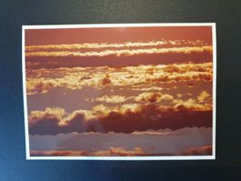 1 Karte / Motiv: Himmel île de Re (handgemacht / Unikat)