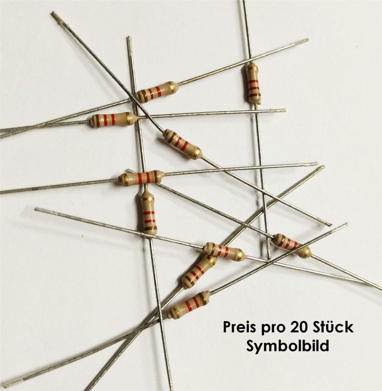 Componenti elettronici: Widerstände 200 Ohm 1/4W, 20mA, 20 Stk. – Nuovo (secondo la descrizione) da Luzern venduto da Salefactory