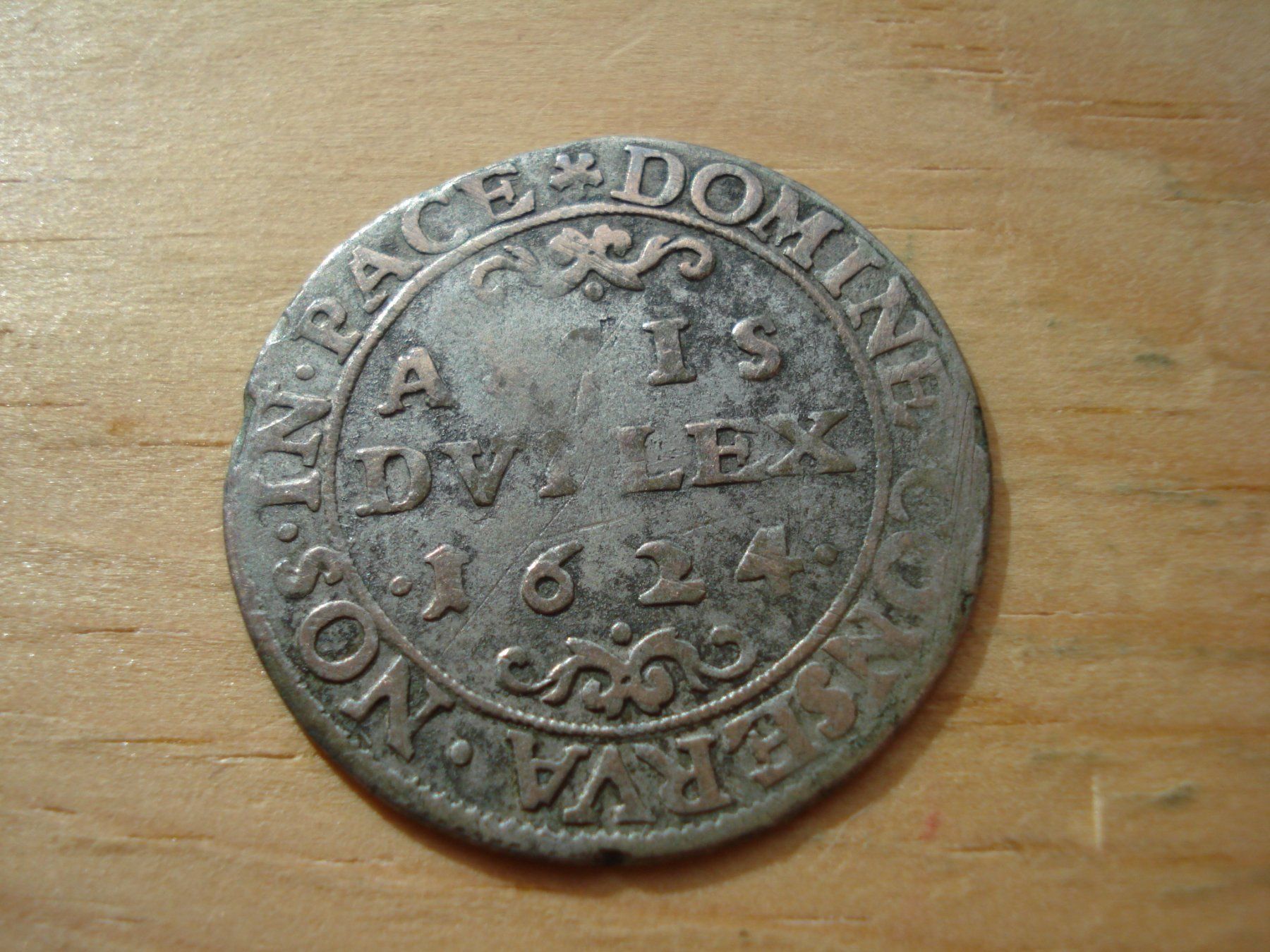 Alle Münzen: (Z2) Basel Doppelassis 1624 – Gebraucht aus Erlach von Net-Coins 1