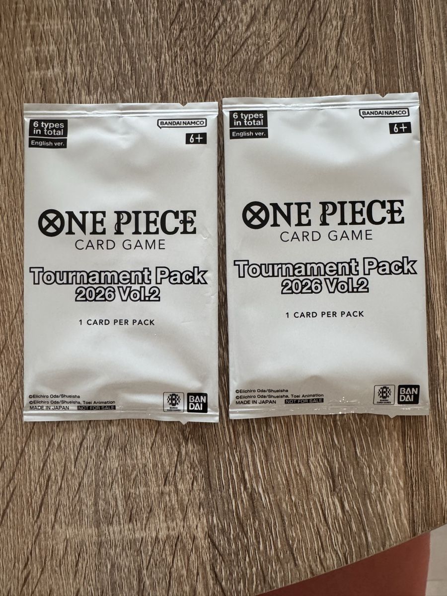 Bandai Sammelbilder & Trading cards: One Piece Tournament Pack 2026 Vol.2 – Neu und originalverpackt aus Cointrin von ewa_y7wr