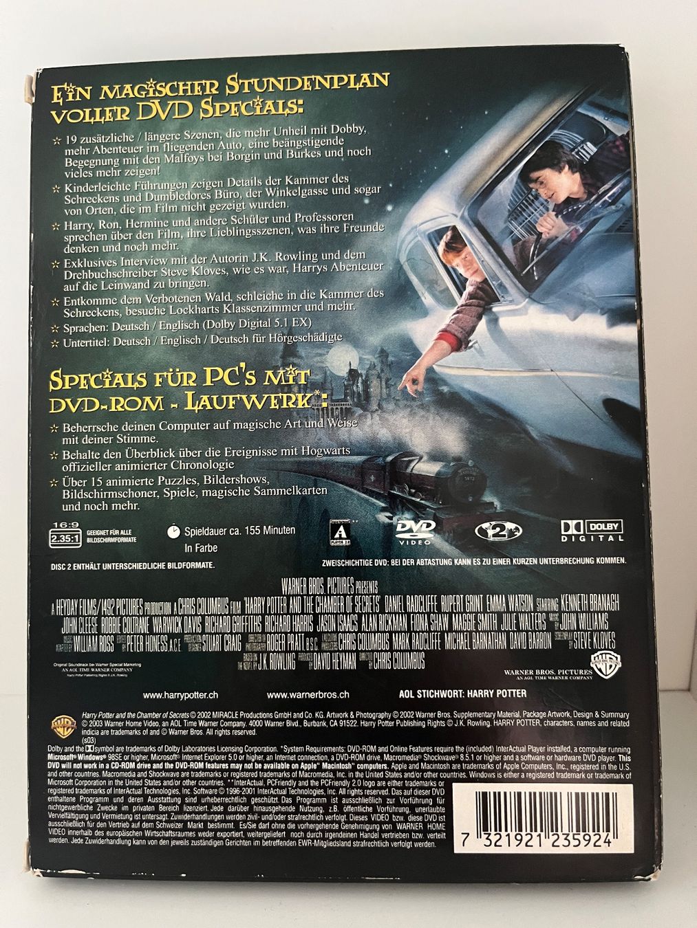 Tutti i DVDs: Harry Potter Kammer des Schreckens – Usato da Spiez venduto da Hekjiani 1