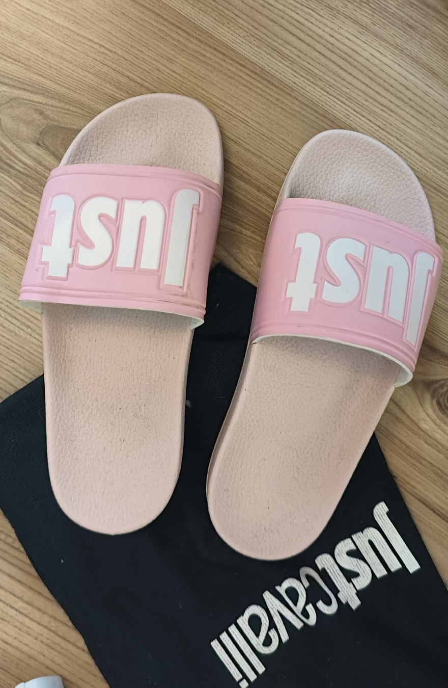 Roberto Cavalli Scarpe da donna: Slides Just Cavalli – Usato da Beringen venduto da Holly.80