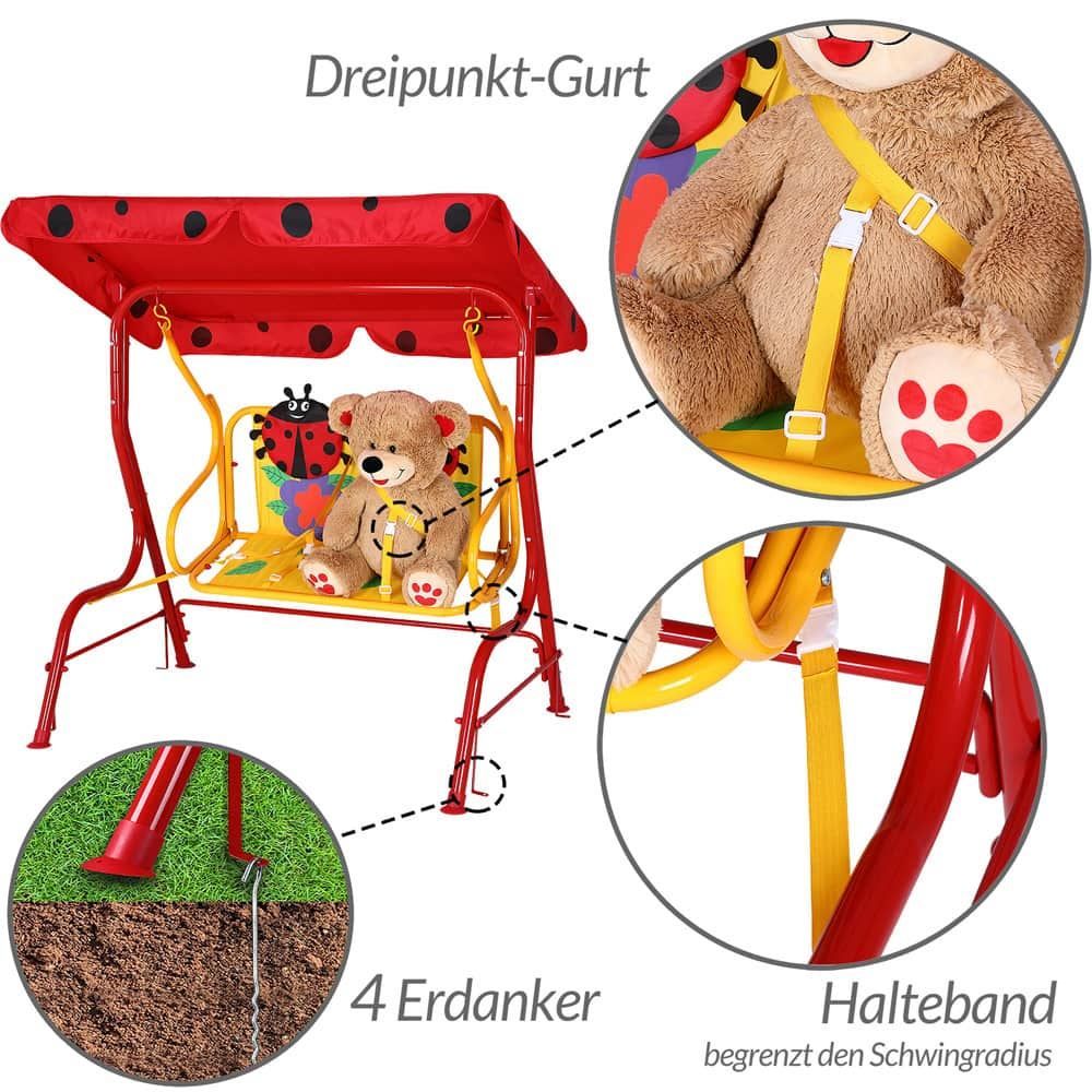 Altre altalene da giardino: Kinder Hollywoodschaukel Marienkäfer – Nuovo e nell'imballaggio originale da Winterthur venduto da aredo 6