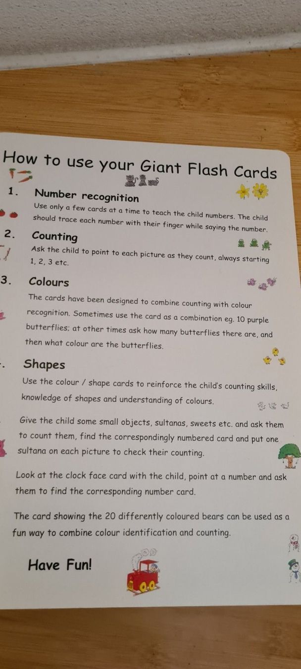 Libri: Grosse Englisch Nummer Cards 1 -  20, Flash Cards – Usato da Winkel venduto da Tongabonga 1
