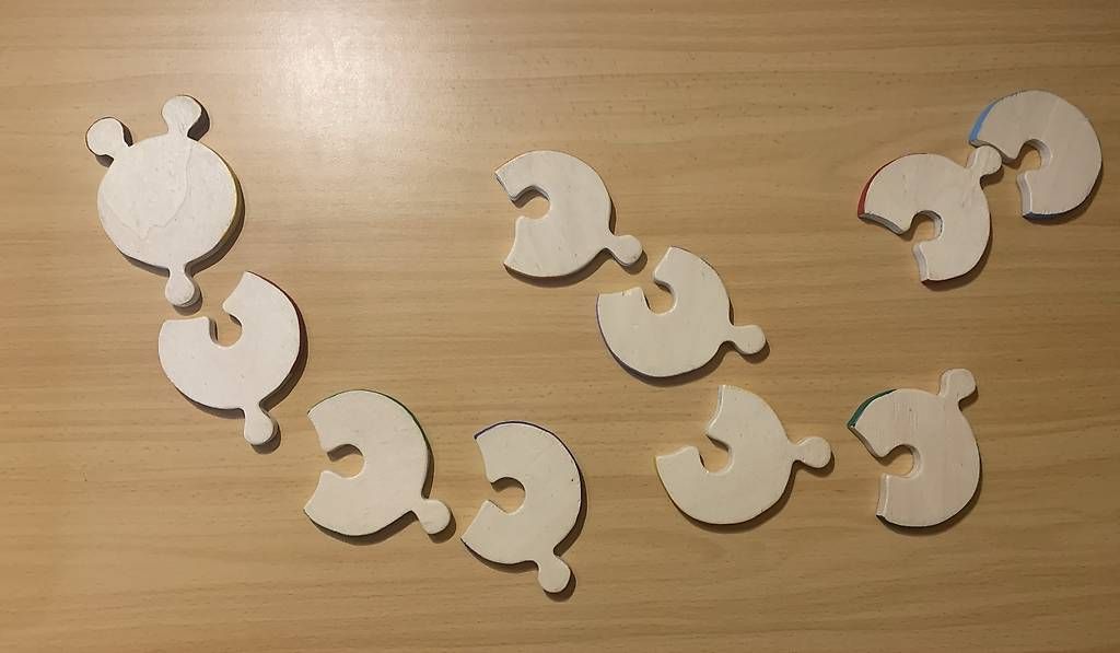 Puzzle: Holzpuzzle Zahlenpuzzle – Usato da Zofingen venduto da zofredam 2
