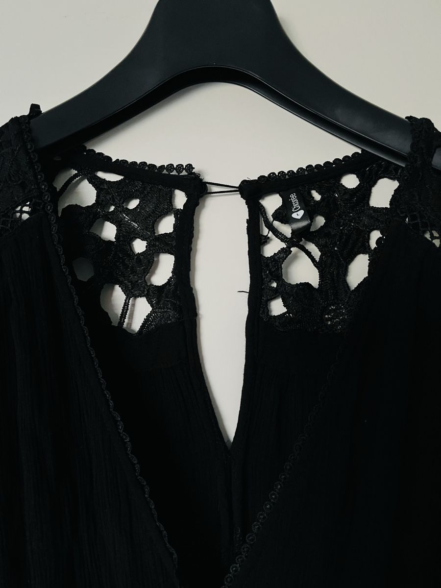 Jumpsuits: Schwarzer kurzer Jumpsuit / Overall / Sommer/ Viscose – Neu (gemäss Beschreibung) aus Biel/Bienne von LadyDita 2
