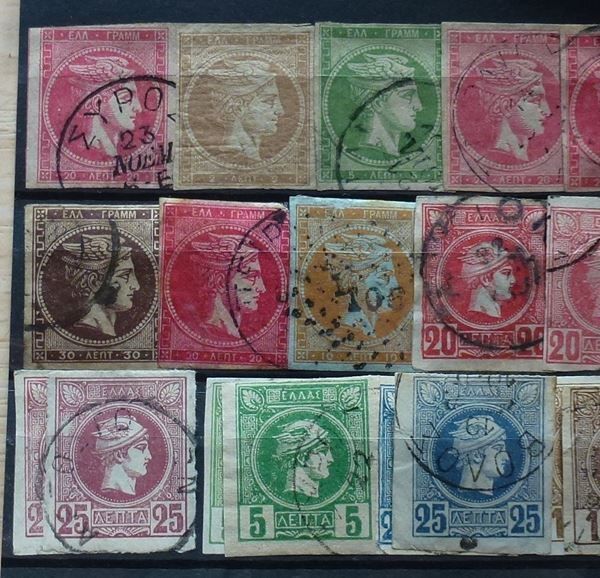 Tutti i francobolli: Lot ++ Alt-Griechenland ab ca. 1872 – Usato da Walkringen venduto da Casablanca777 1