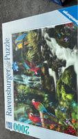 Ravensburger Puzzle 2000 Teile Papageien Wasserfall neu