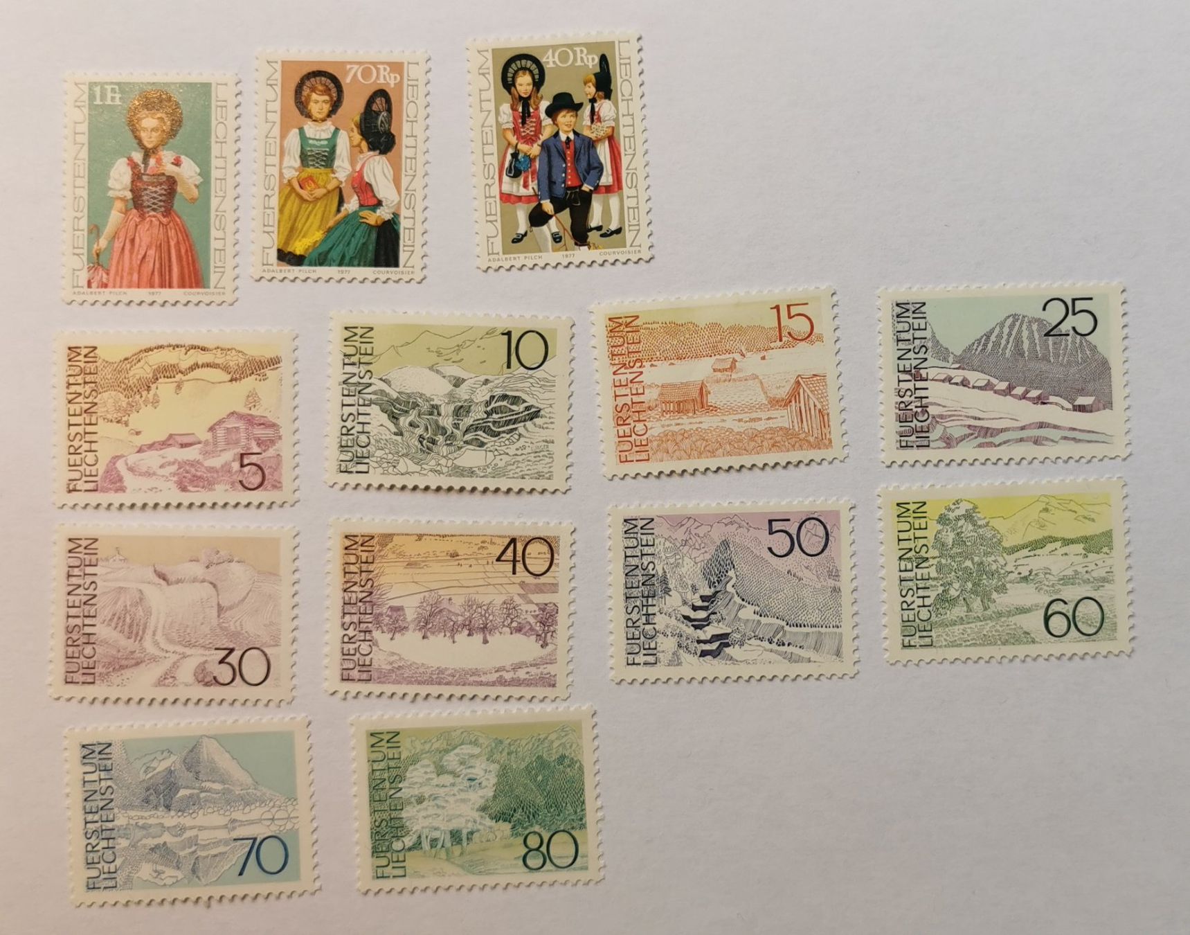 Tous les timbres: Lichtenstein** – Neuf (Voir description) à Aadorf par Chnorli-Furz
