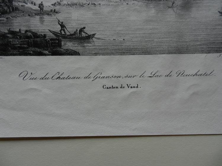 Stiche: Vue du château de Grandson – Gebraucht aus Risch von Rischli15 3