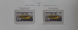 Sondermarken für die Automobilpostbüros 1937 ungestempelt