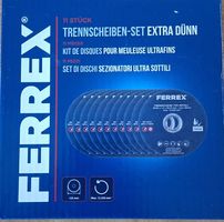 FERREX Trennscheiben-Set Metall, 125mm, Extra Dünn, 11 Stk