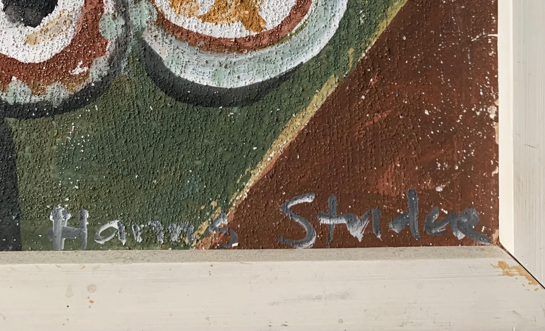 Dipinti: Hanns Studer (1920-2018) Vogelmensch – Usato da Binningen venduto da Skarabrae 1