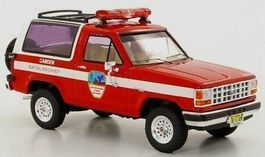 Ford Bronco II 1990 Fire Department New Jersey rot / weiss /