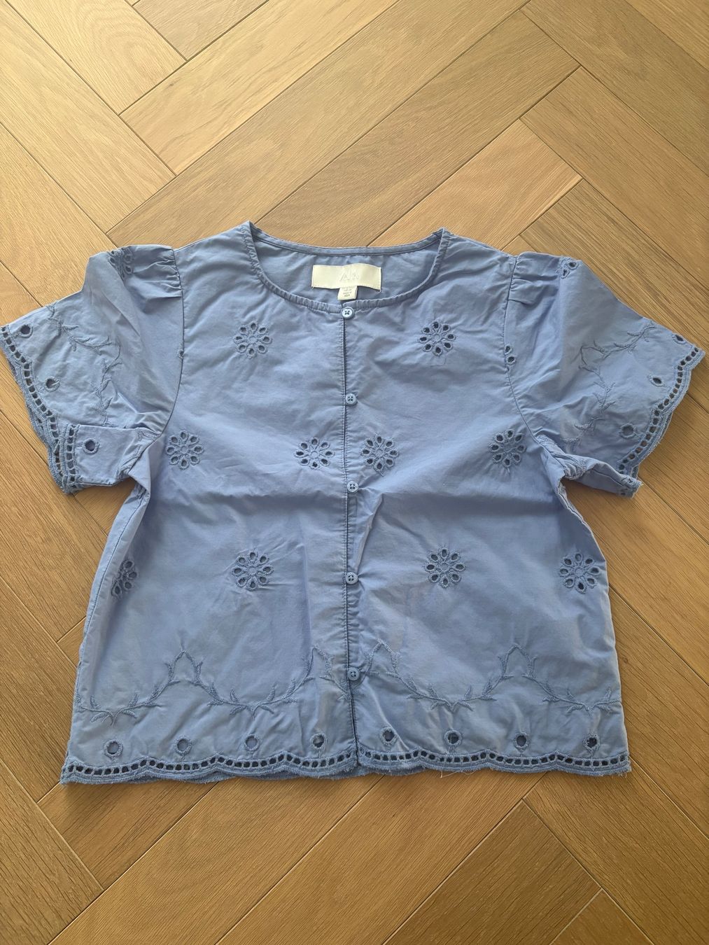 Camicette, T-shirt & Top: Zara oberteil mädchen, gr. 148 Blau. – Usato da Meggen venduto da K.Rigert 1