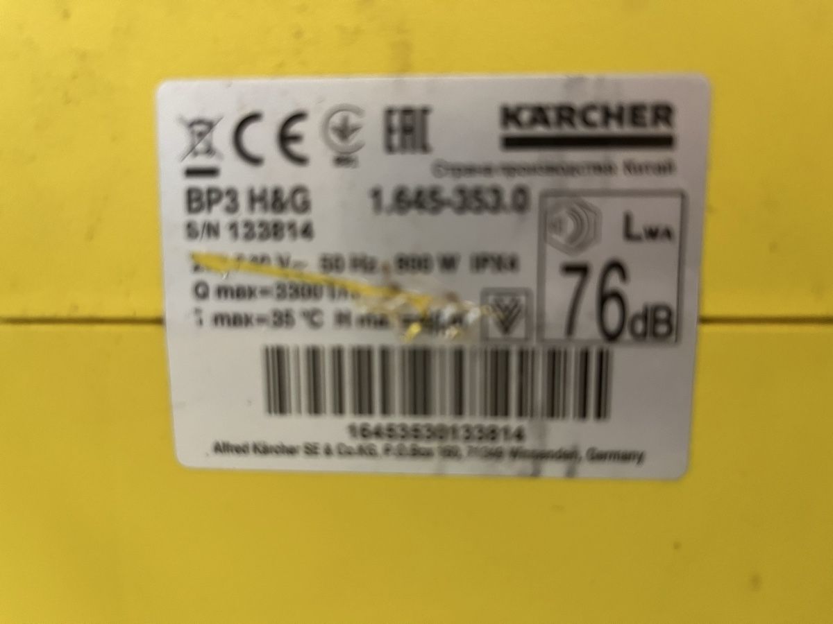 Kärcher Pompe & Parti di ricambio: Kärcher pumpe bp3 garten bewässern – Usato da Trimstein venduto da Easyp 4