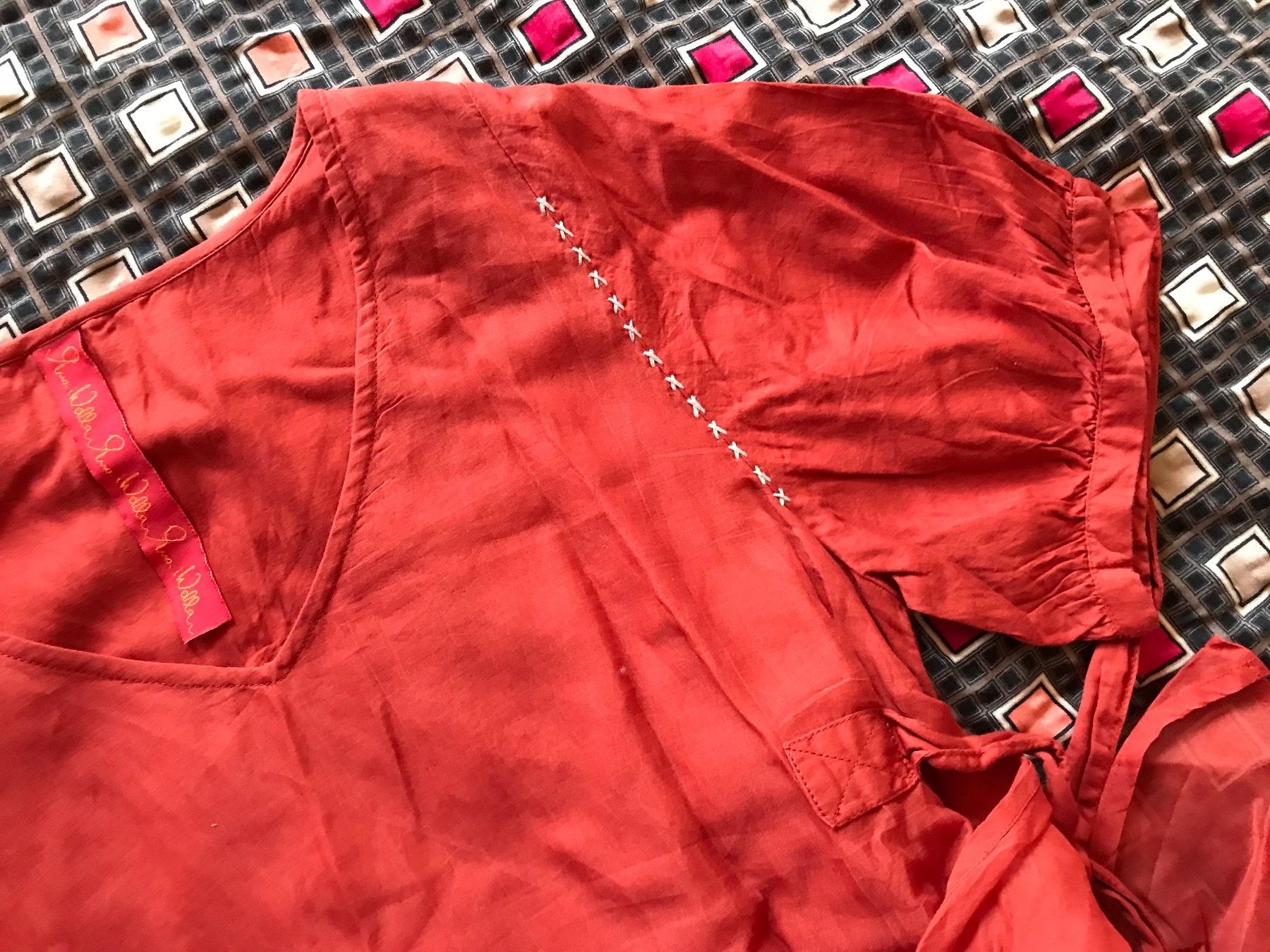 Ewa I Walla Tuniche: Tunique EWA I WALLA, taille S, 100% coton, orange corail – Nuovo (secondo la descrizione) da Morges venduto da sandy069 6