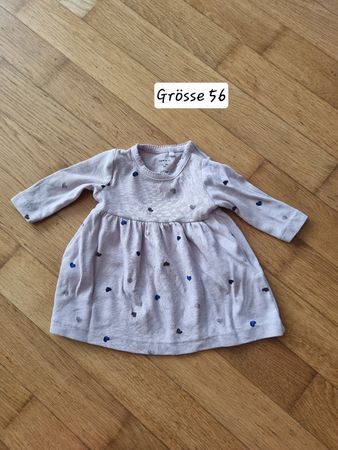 Kleid rosa Grösse 56 mit Herzen