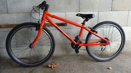 Kindervelo 24 zoll frog 62 lichtgewicht 9.25 kg wie woom