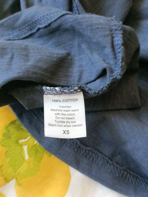 Jolie T-shirt Harley-Davidson femme XS bleu foncé ailes 3