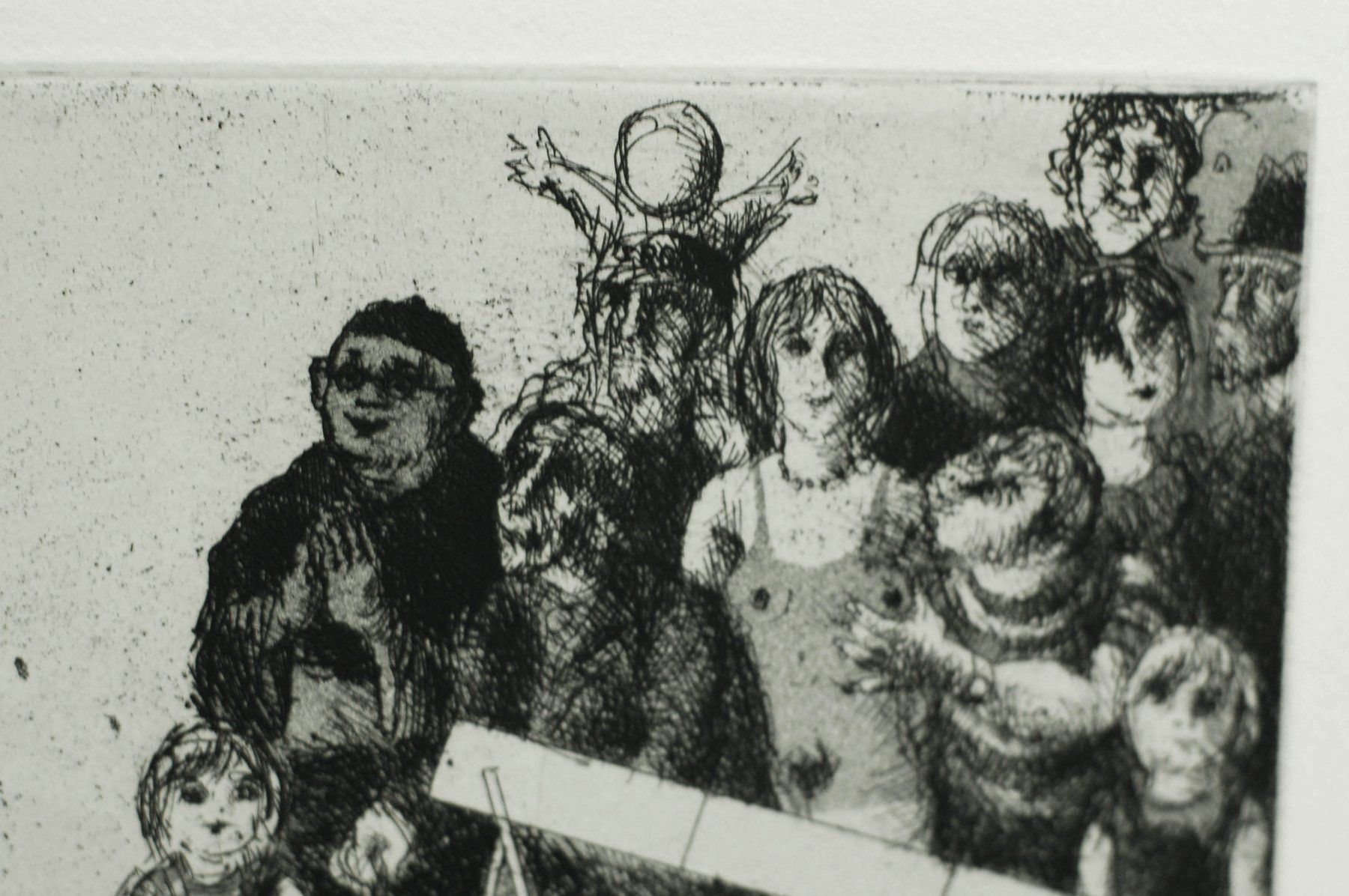 Poster & Bilder: Menschenmenge, 1975, Karl Guldenschuh – Gebraucht aus Baar von Roze1 1