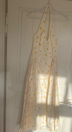 Zitronen Sommerkleid Zara