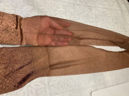 Chic Calze Satinato con Pizzo lungo-1 size-nuovo-Glamour