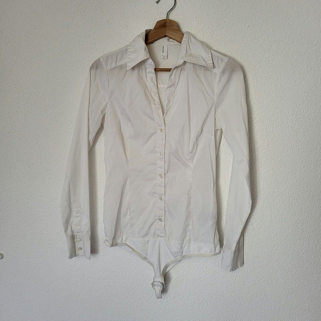 Vero Moda Camicette: Body-Bluse weiss Vero Moda Gr. S/36 – Usato da Au SG venduto da SElena89