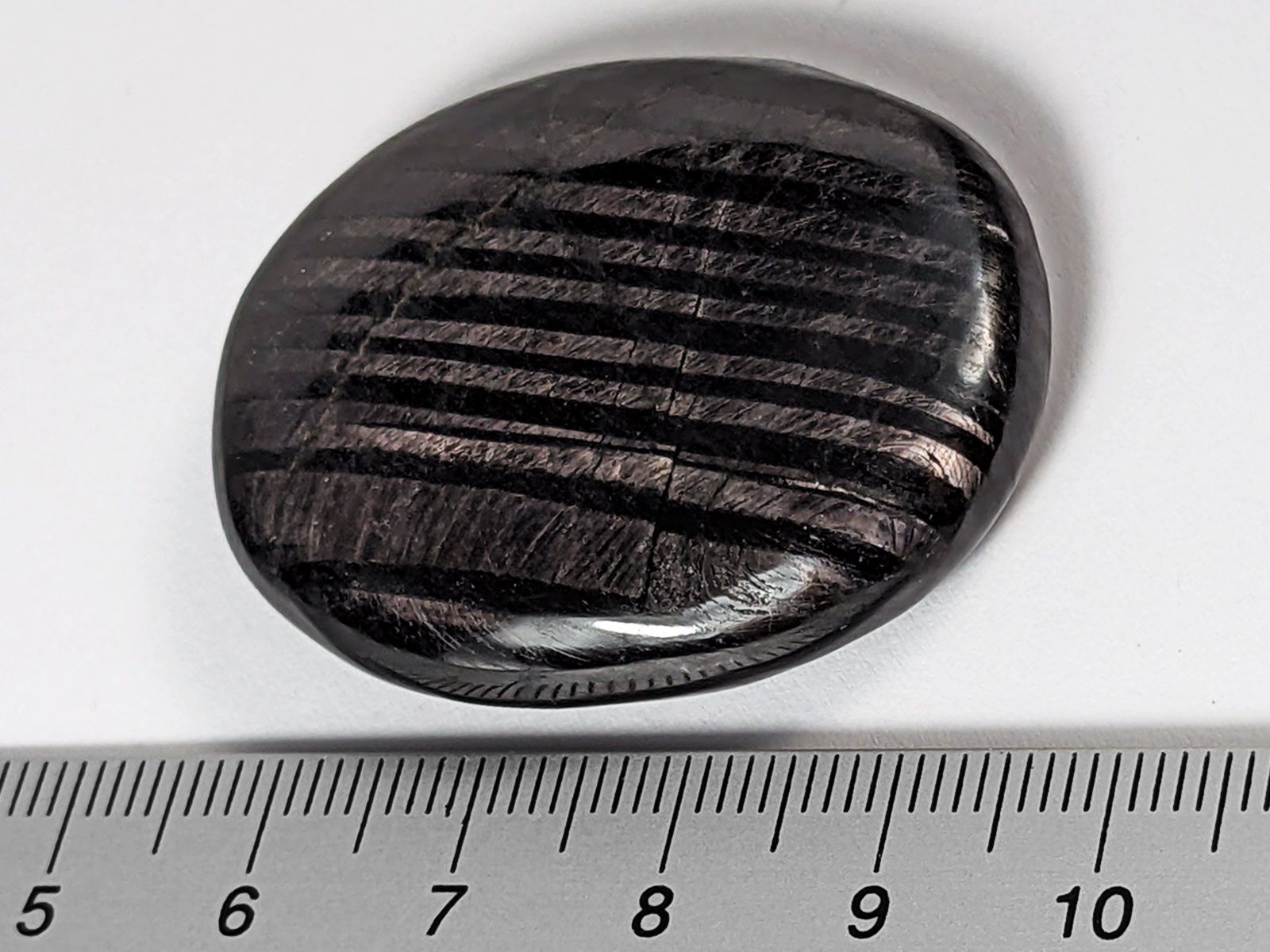Minerali & Pietre curative: Hypersthen Handschmeichler 40mm, 26 Gramm – Nuovo e nell'imballaggio originale da Meilen venduto da StoneGarden 1