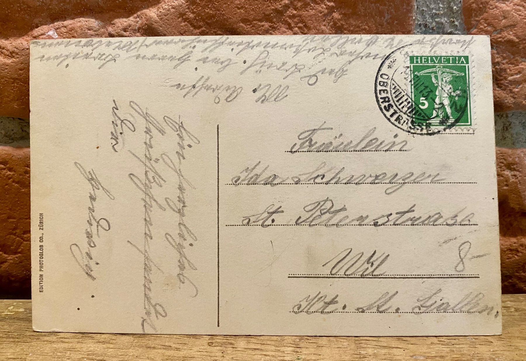 Cartoline postali: 1913 St. Gallen Klosterkirche – Usato da Root venduto da ENGLAND-TREASURES 2