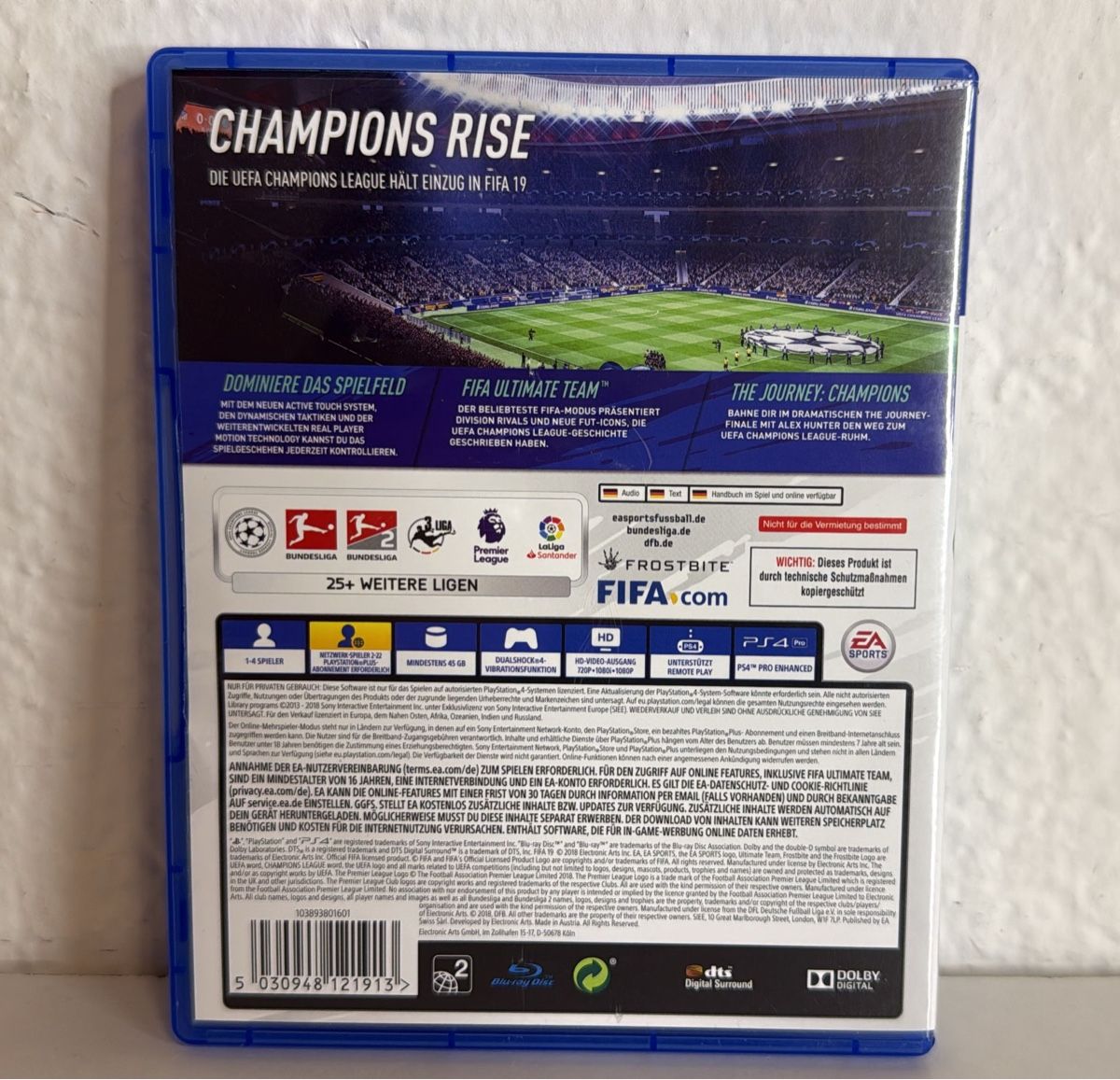 Sony Jeux: FIFA 19 PS4/PS5 Game Disc and Case – D'occasion à Ehrendingen par bubulence 1