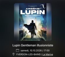 Billet Arsène Lupin / Yverdon / cat. 2