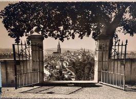 BERN - Ausblick vom Rosengarten - 1949