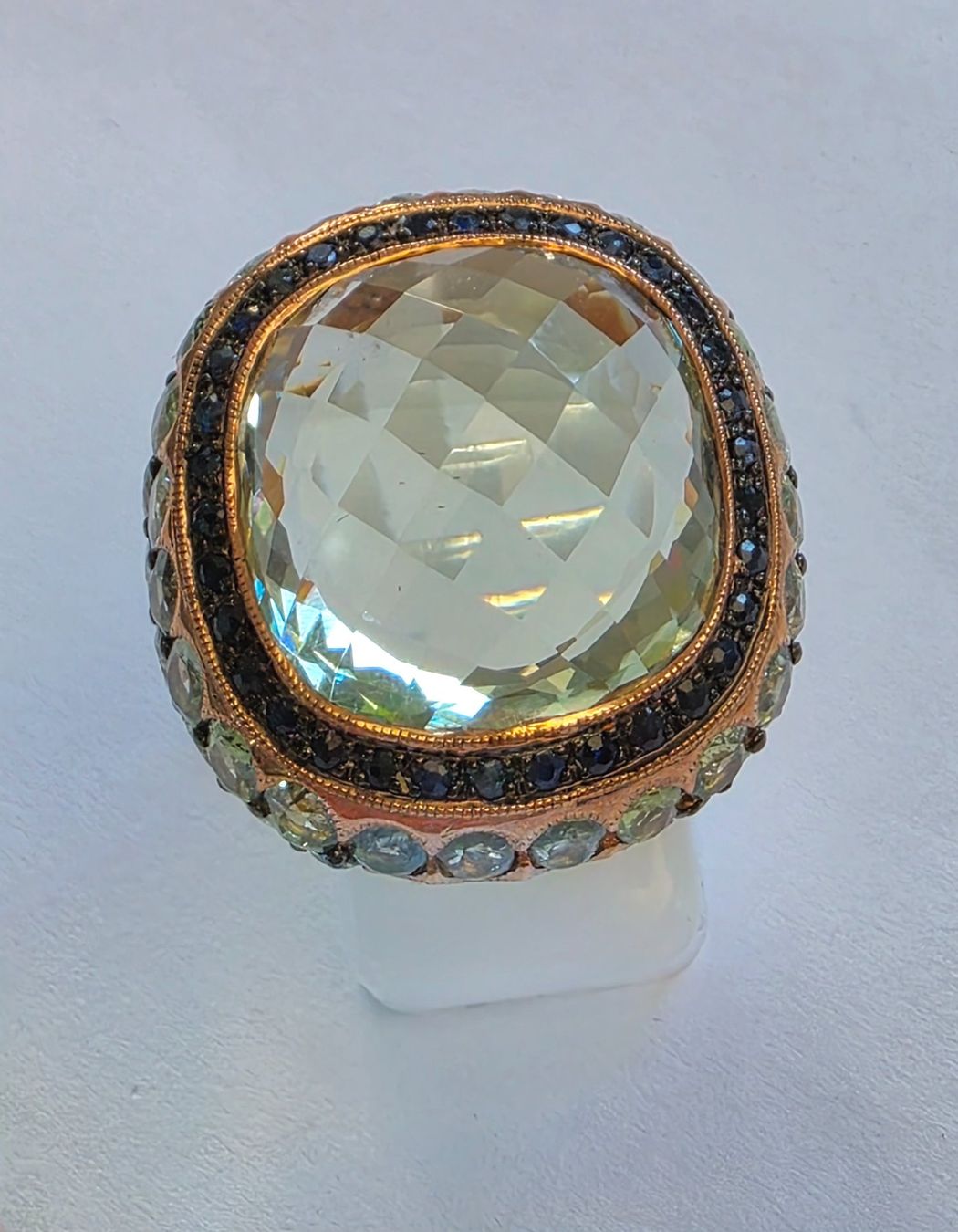 Anelli: Cushion cut Edelstein Ring – Nuovo (secondo la descrizione) da Zürich venduto da benedikt12 3