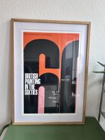 Poster British Painting in the Sixties mit Holzrahmen Wolsey