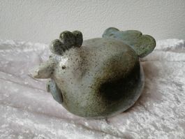 Keramik Huhn, Vintage Deko-Objekt für Ostern, Top Zustand!