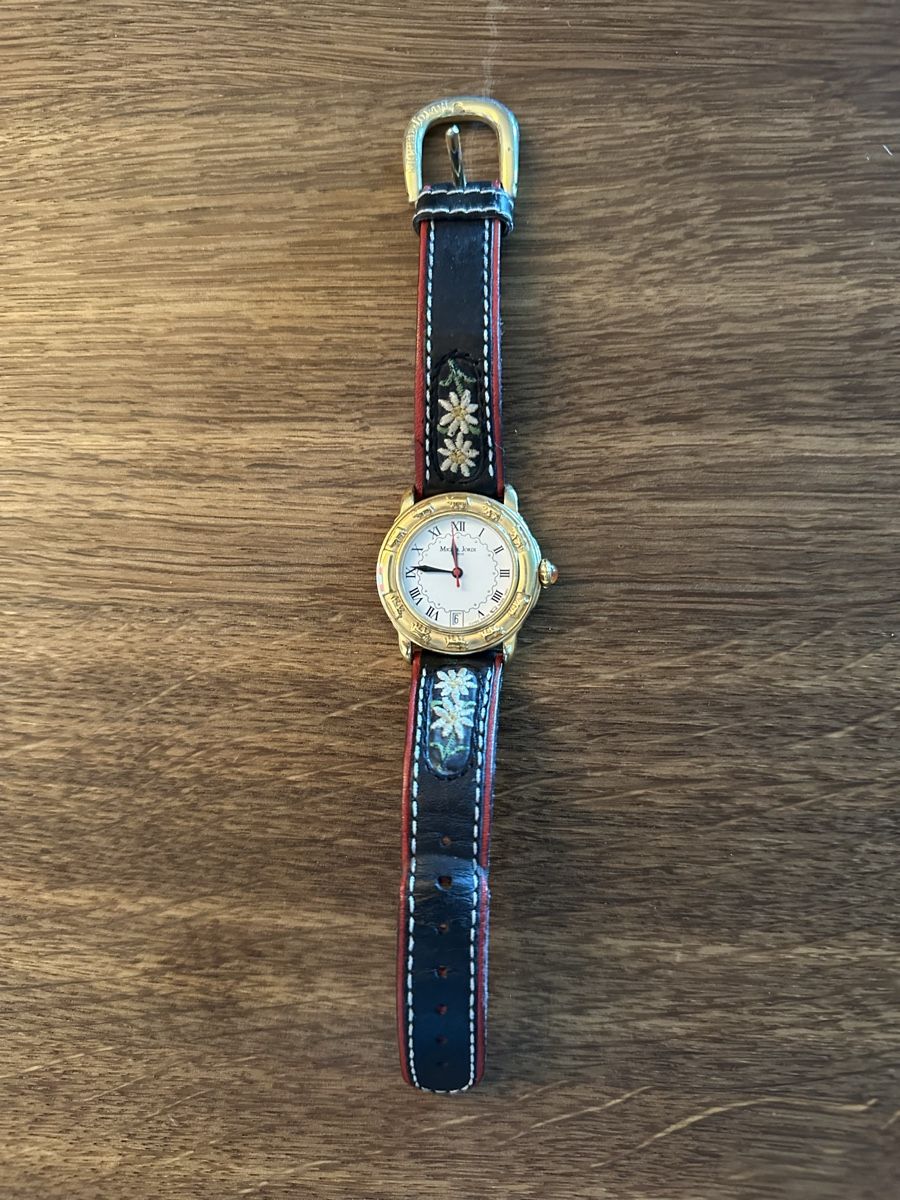 Michel Jordi Orologi: Michel Jordi Armbanduhr mit Edelweiß Design – Usato da Ebmatingen venduto da Gripsli